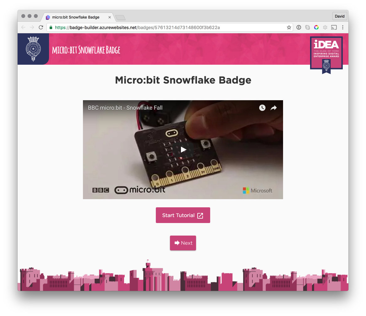 BadgeBuilder-MicroBit-Quiz